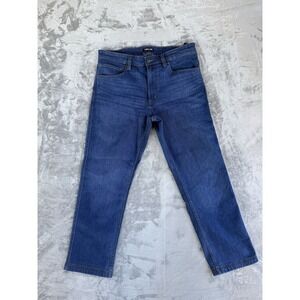 Kirkland Signature Men's Stretch Jeans Straight Fit Blue Dark Blue 34x29